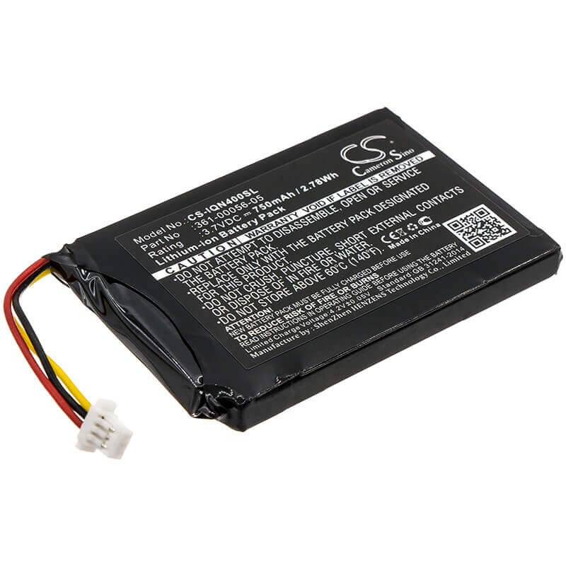 3.7V, Li-ion, 750mAh, batterie GPS compatible avec Garmin, 361-00056-05, 2689lmt 6 pouces, Nuvi 44lm, 2.78Wh GPS, Navigator Cameron Sino Technology Limited