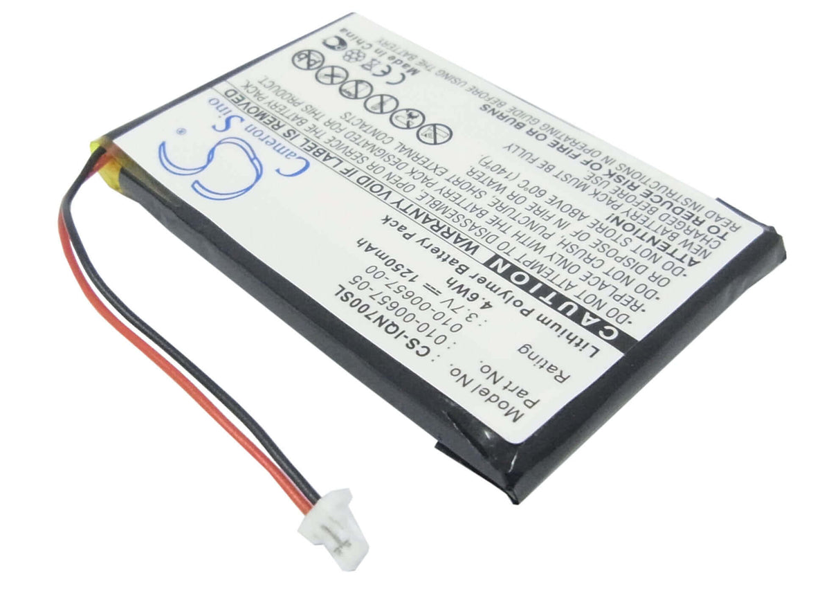 3.7V, Li-Polymer, 1250mAh, batterie GPS compatible avec Garmin, 010-00657-00, Nuvi 700 ( 2 fils ), 4.63Wh GPS, Navigator Cameron Sino Technology Limited