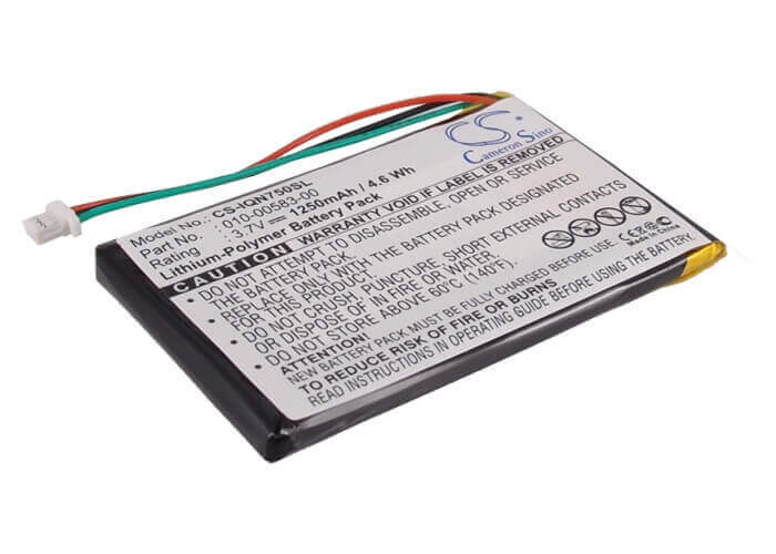 3.7V, Li-Polymer, 1250mAh, batterie GPS compatible avec Garmin, 010-00583-00, Nuvi 750, Nuvi 755, 4.63Wh GPS, Navigator Cameron Sino Technology Limited