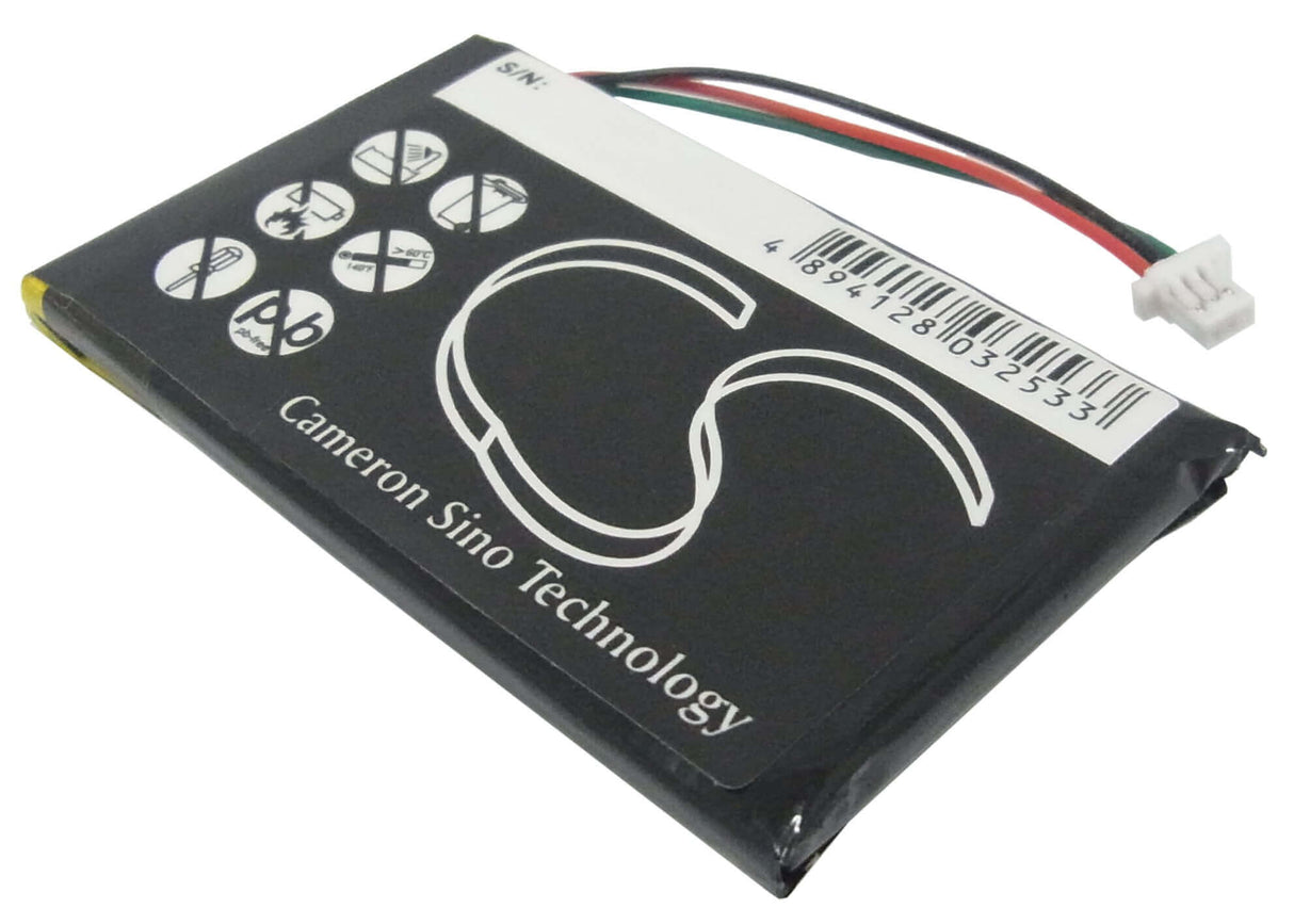 3,7V, Li-Polymer, 1250mAh, batterie GPS compatible Garmin, Ec36ec4240878, Nuvi 780, Nuvi 780t, 4,63Wh GPS, Navigator Cameron Sino Technology Limited