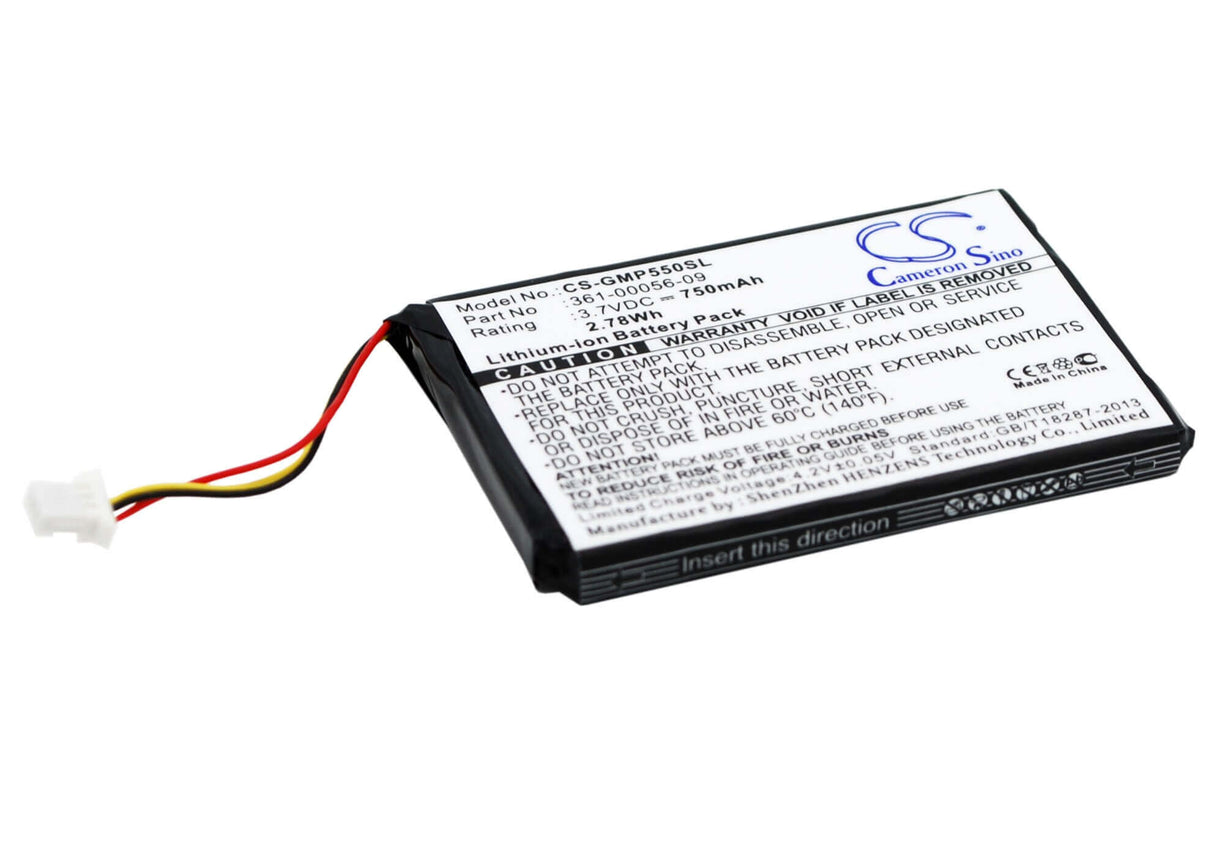 3.7V, Li-ion, 750mAh, batterie de collier pour chien compatible avec Garmin, 361-00056-07, 010-11925-10, Drive 60, 2.78Wh Collier pour chien Cameron Sino Technology Limited