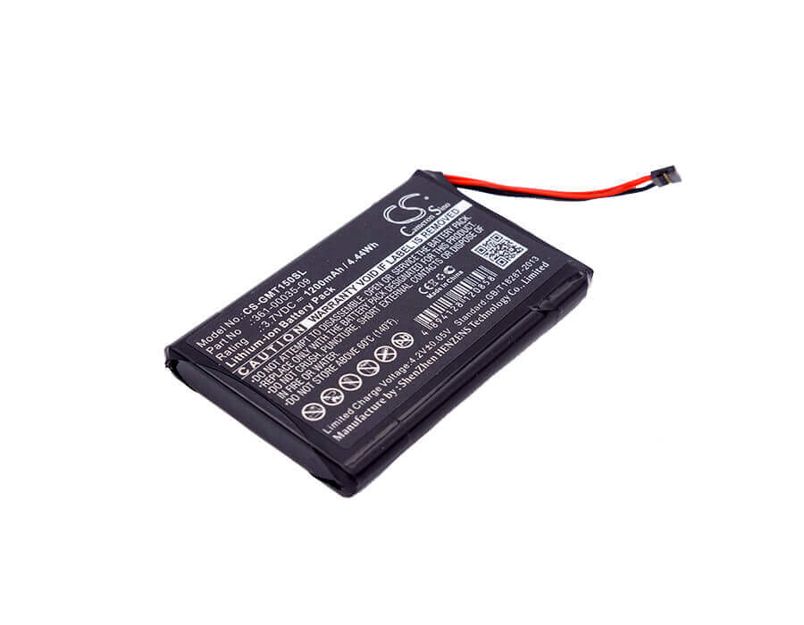 3,7V, Li-ion, 1200mAh, batterie de collier pour chien compatible avec Garmin, 010-11828-40, T 5 Mini, T5 Mini Collier de suivi GPS, 4,44Wh Collier pour chien Cameron Sino Technology Limited