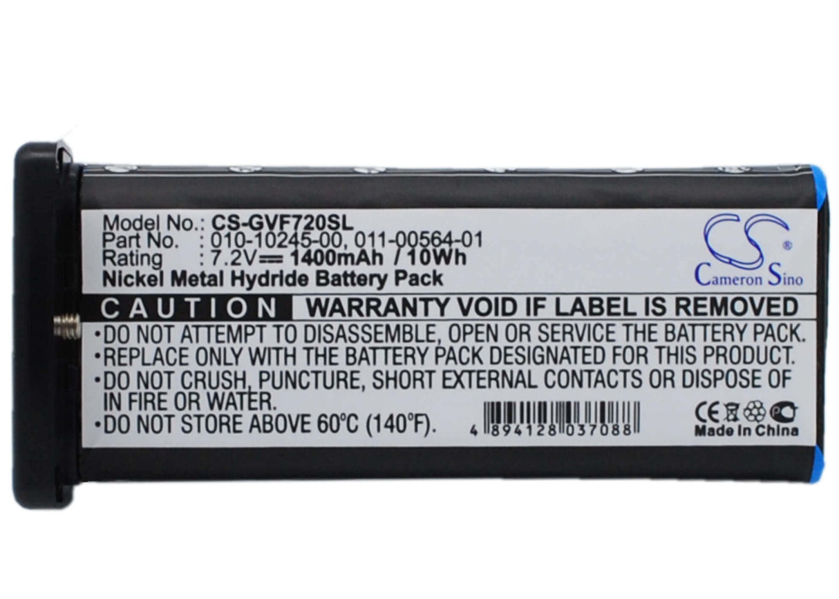 7.2V, Ni-MH, 1400mAh, batterie GPS compatible avec Garmin, 010-10245-00, Vhf 720, Vhf 725, 10.08Wh GPS, Navigator Cameron Sino Technology Limited (Suspendu)