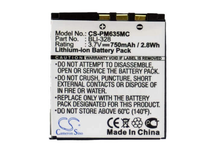 Camera Battery For Ge A830 3.7v, 750mah - 2.78wh Camera Cameron Sino Technology Limited (Suspended)
