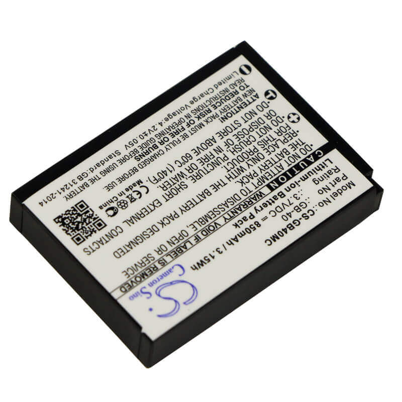 Camera Battery For Ge E1030, E1040, E1050tw, E1240, 3.7v, 1000mah - 3.70wh Camera Cameron Sino Technology Limited (Suspended)