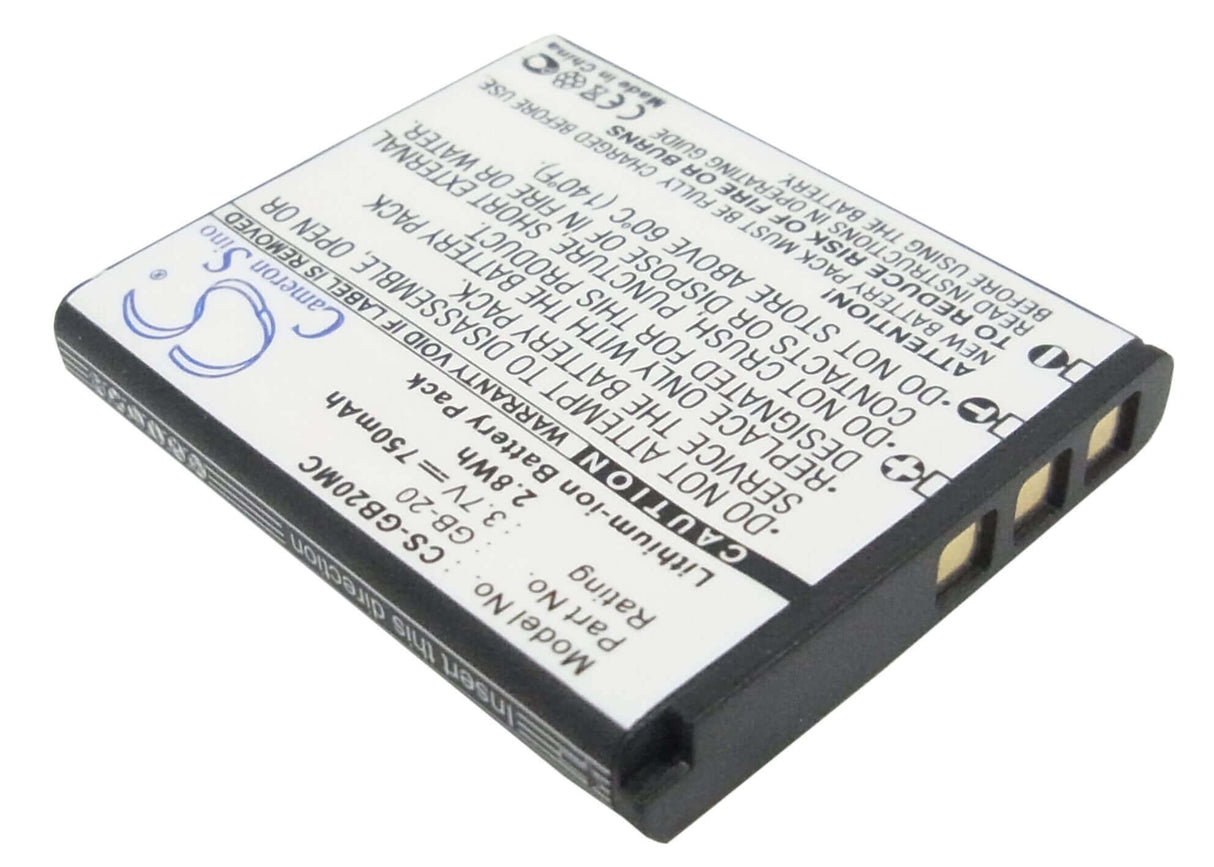Battery For Ge E840s, G1, G2, G3 3.7v, 750mah - 2.78wh Batteries for Electronics Cameron Sino Technology Limited (Suspended)
