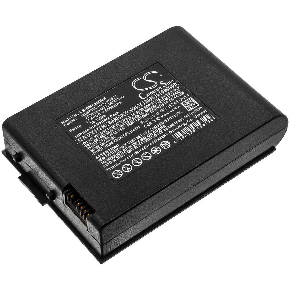 7.4V, Li-ion, 6800mAh, Medical battery fits Ge, 2037082-001, Ecg Mac 800, Mac 800, 50.32Wh Medical Cameron Sino Technology Limited (Medical)