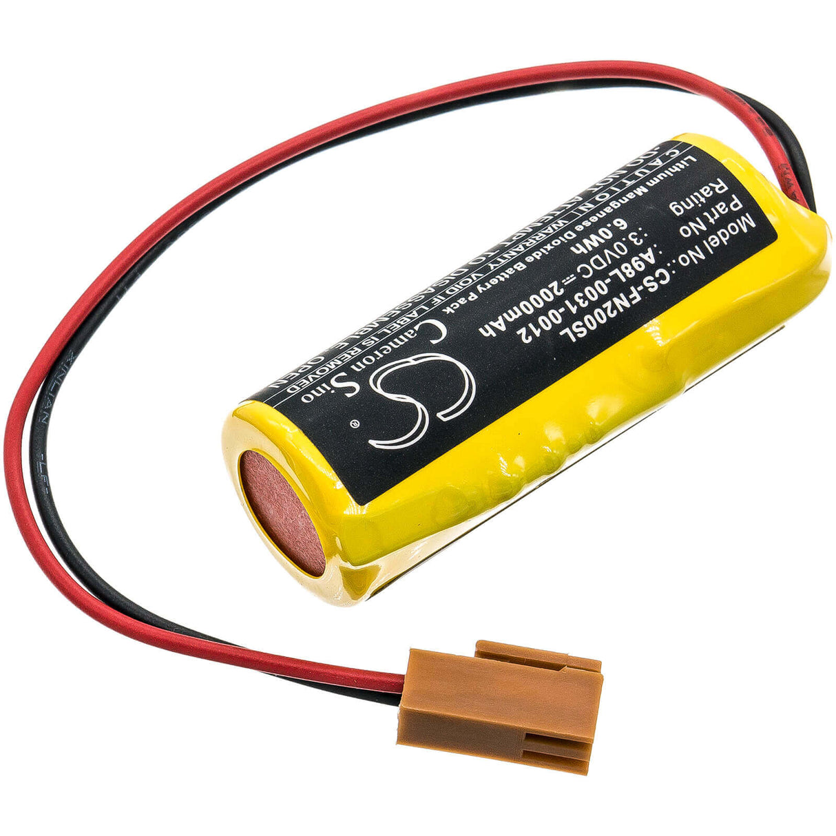 PLC Battery for Ge Fanuc 16i, Fanuc 18i, Fanuc 21i 3.0v, 2000mah - 6.00wh PLC Cameron Sino Technology Limited