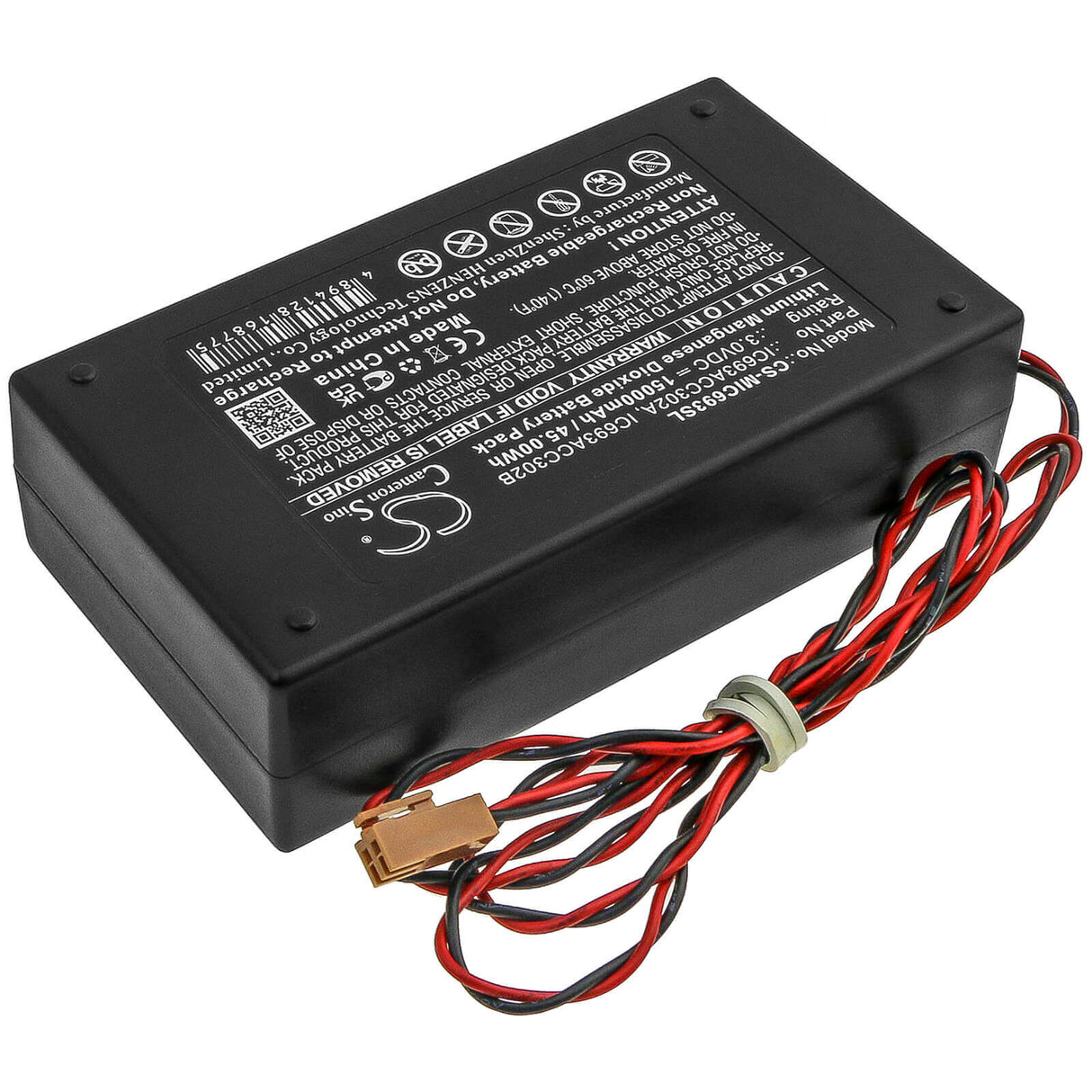 PLC Battery for Ge Fanuc, Ic693acc302a, Ic693acc302b 3v, 15000mah - 45.00wh PLC Cameron Sino Technology Limited