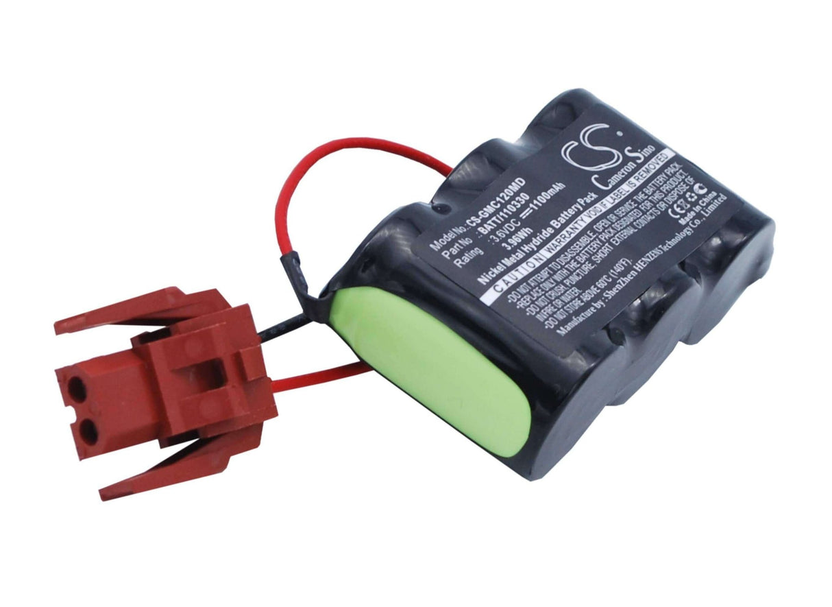 3.6V, Ni-MH, 1100mAh, Medical battery fits Marquette, Ge, 401086-002, Case 15, Case 16, 3.96Wh Medical Cameron Sino Technology Limited (Medical)