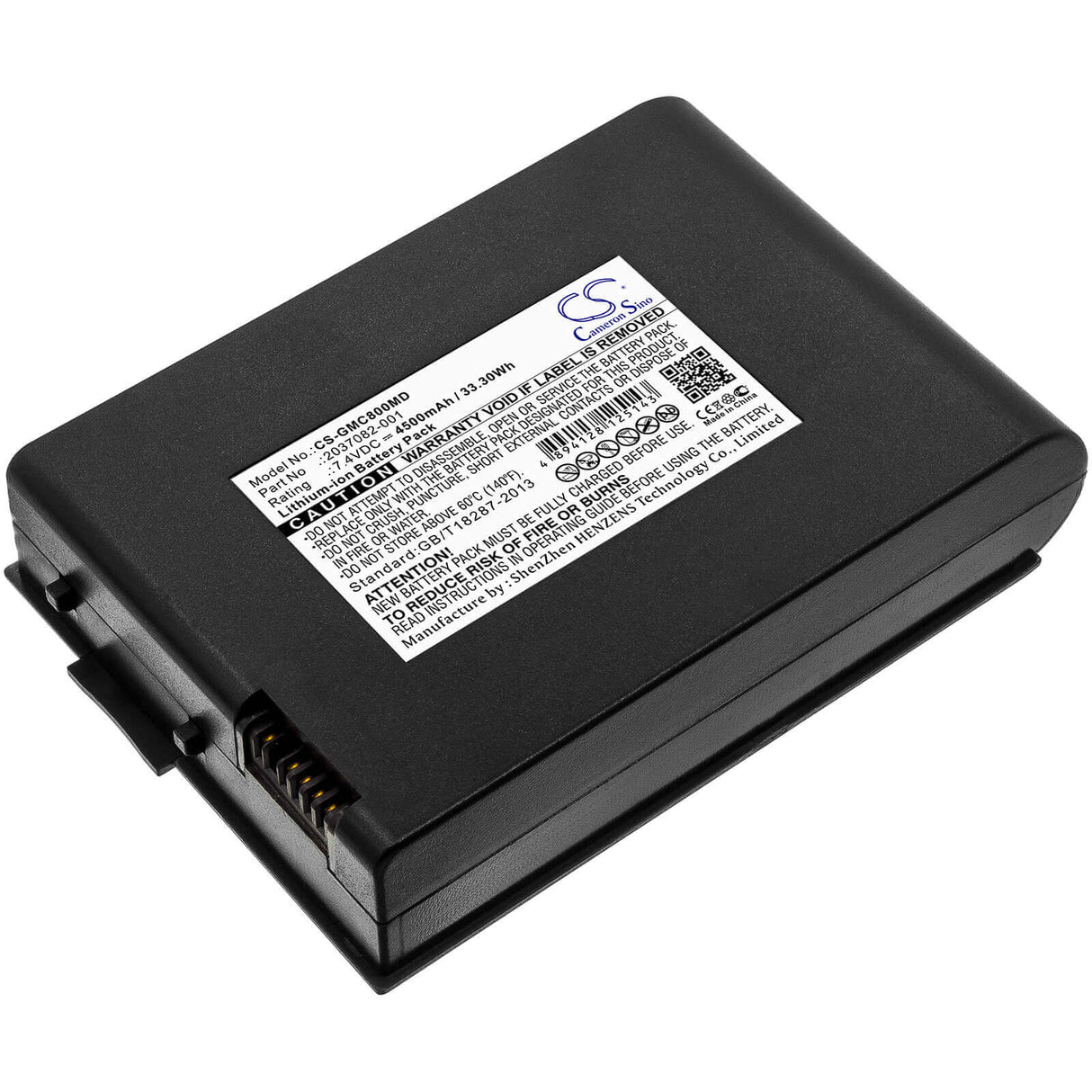 7.4V, Li-ion, 4500mAh, Medical battery fits Ge, 2037082-001, Ecg Mac 800, Mac 800, 33.30Wh Medical Cameron Sino Technology Limited (Medical)