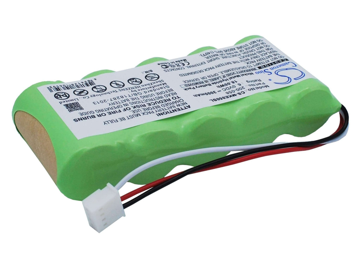 6.0V, Ni-MH, 3000mAh, Batterie d'équipement compatible avec Panametrics, Ge, 200-058, Magna-Mike 8500, 18Wh Équipement, Enquête, Test Cameron Sino Technology Limited