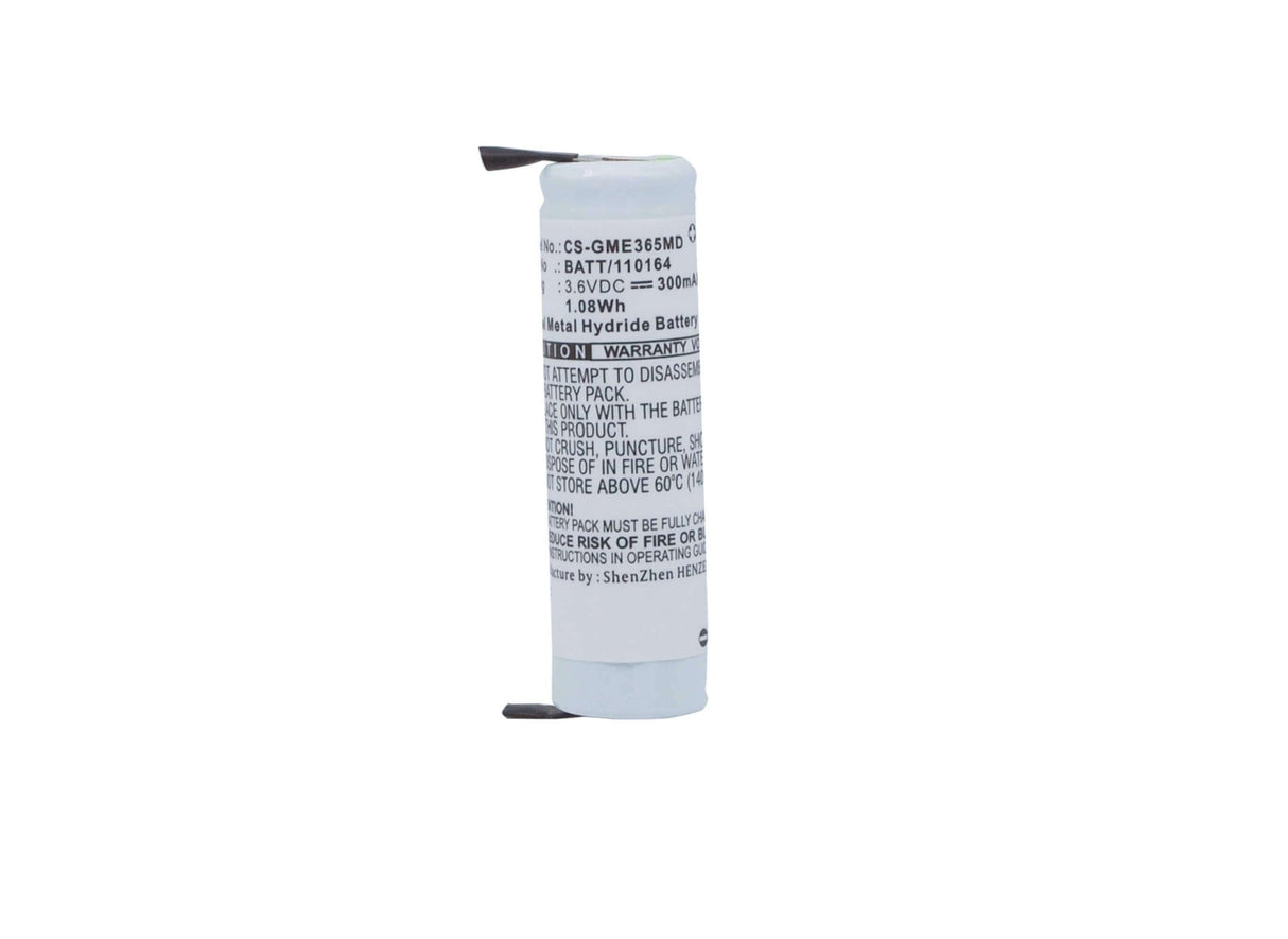 3.6V, Ni-MH, 300mAh, Medical battery fits Ge, 120164, Oxycapnomonitor Smk 365, 1.08Wh Medical Cameron Sino Technology Limited (Medical)