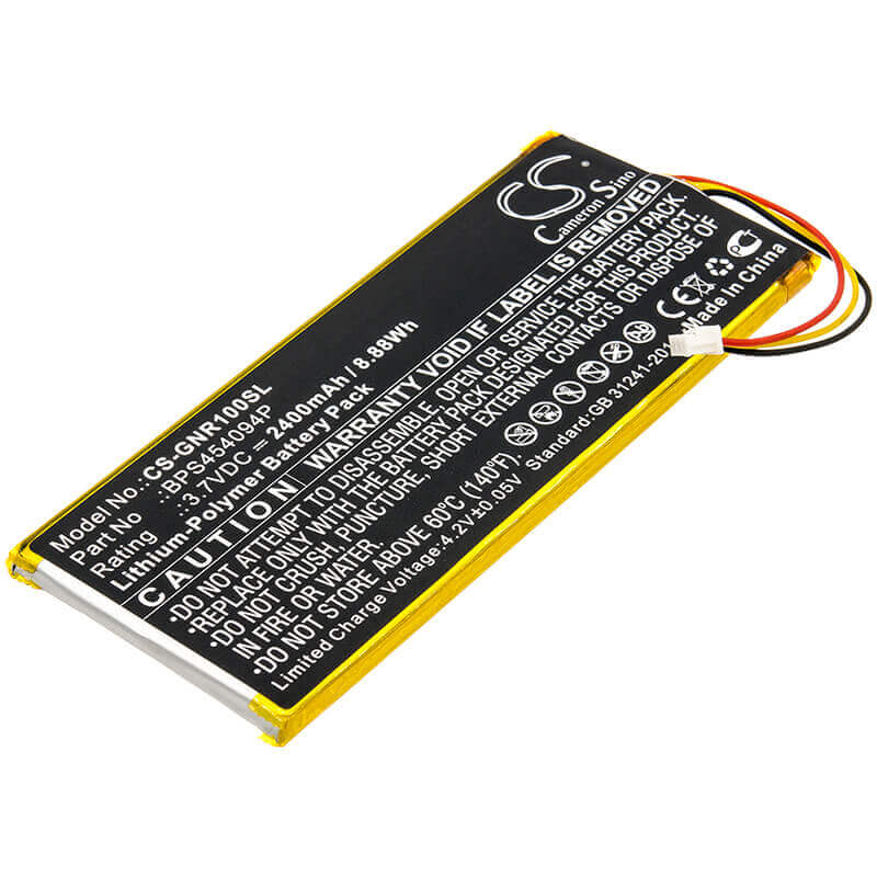 3,7V, Li-Polymère, 2100mAh, batterie numérique DAB s'adapte à Genève, Bps454094p, Worldradio, 7,77Wh DAB Digital Cameron Sino Technology Limited