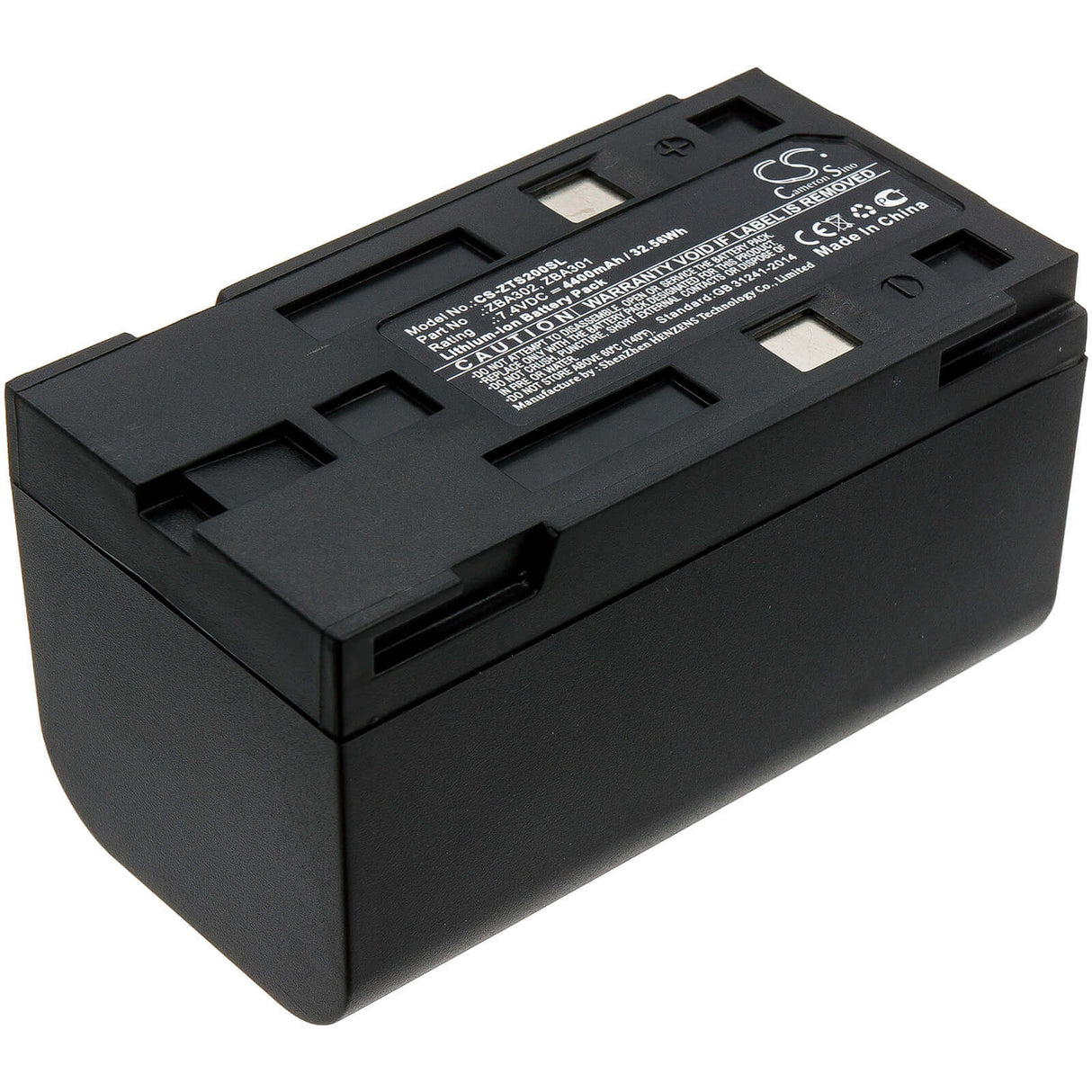 7.4V, Li-ion, 4400mAh, Equipment battery fits Geomax, Zba301, Zipp10, Zoom 20, 32.56Wh Equipment, Survey, Test Cameron Sino Technology Limited