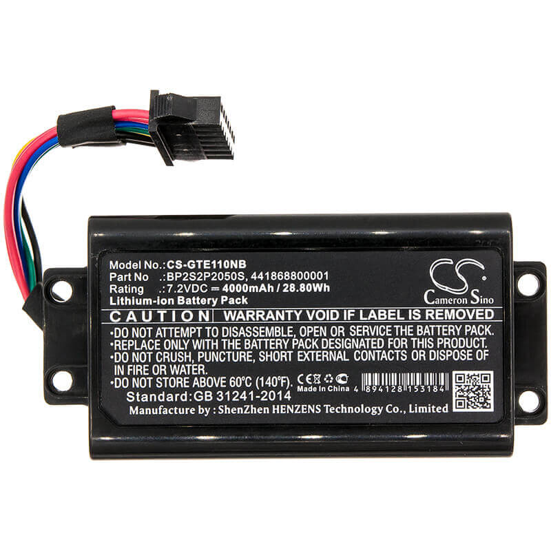 Batterie pour Getac, E110 7.2v, 4000mAh - 28.80Wh Notebook, Laptop Cameron Sino Technology Limited (Suspendu)