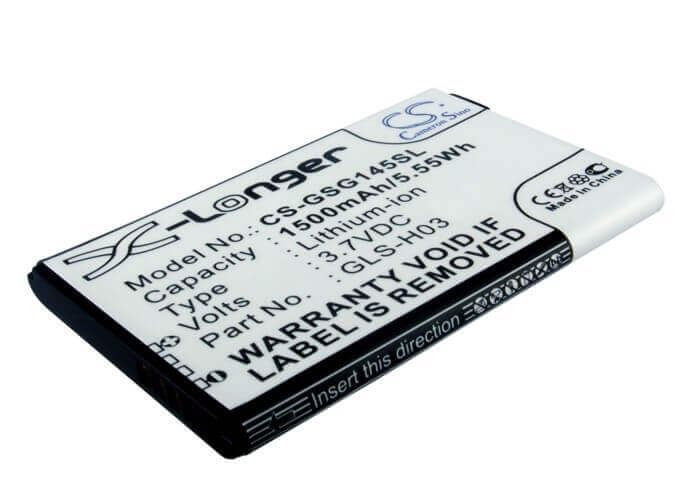 3.7V, Li-ion, 1500mAh, SmartPhone battery fits Gigabyte, Gsmart, 29s00-60ar0-b30s, G1345, 5.55Wh Mobile, SmartPhone Cameron Sino Technology Limited (Smartphone)