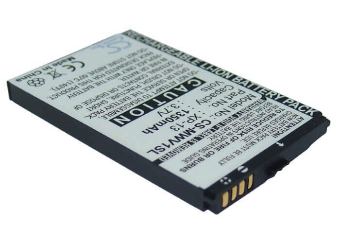 3.7V, Li-ion, 1350mAh, SmartPhone battery fits Mwg, Gigabyte, Xp-13, Gsmart Ms800, Gsmart Ms802, 5Wh Mobile, SmartPhone Cameron Sino Technology Limited (Smartphone)