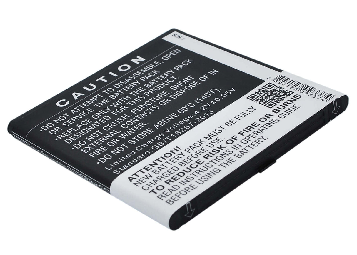 3.7V, Li-ion, 1900mAh, batterie de smartphone compatible Gsmart, Gigabyte, 29s01-10010-v00r, Gsmart Simba Sx1, 7.03Wh Mobile, Smartphone Cameron Sino Technology Limited (Smartphone)