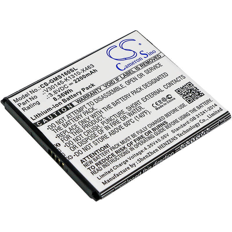 3,8V, Li-ion, 2200mAh, batterie SmartPhone compatible avec Gigaset, V30145-k1310-x463, Gs160, Gs170, 8,36Wh Mobile, SmartPhone Cameron Sino Technology Limited (Suspendu)