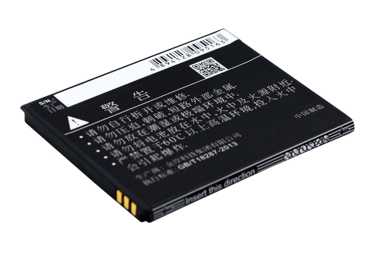 3.7V, Li-ion, 1350mAh, SmartPhone battery fits Ngm, Gionee, Bl-g016a, Gn128, 5Wh Mobile, SmartPhone Cameron Sino Technology Limited (Smartphone)