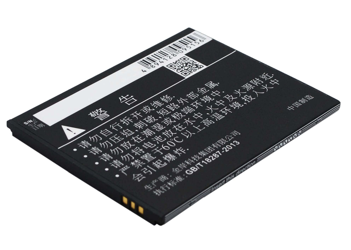 Battery For Gionee Gn150 3.7v, 1600mah - 5.92wh Batteries for Electronics Cameron Sino Technology Limited (Suspended)