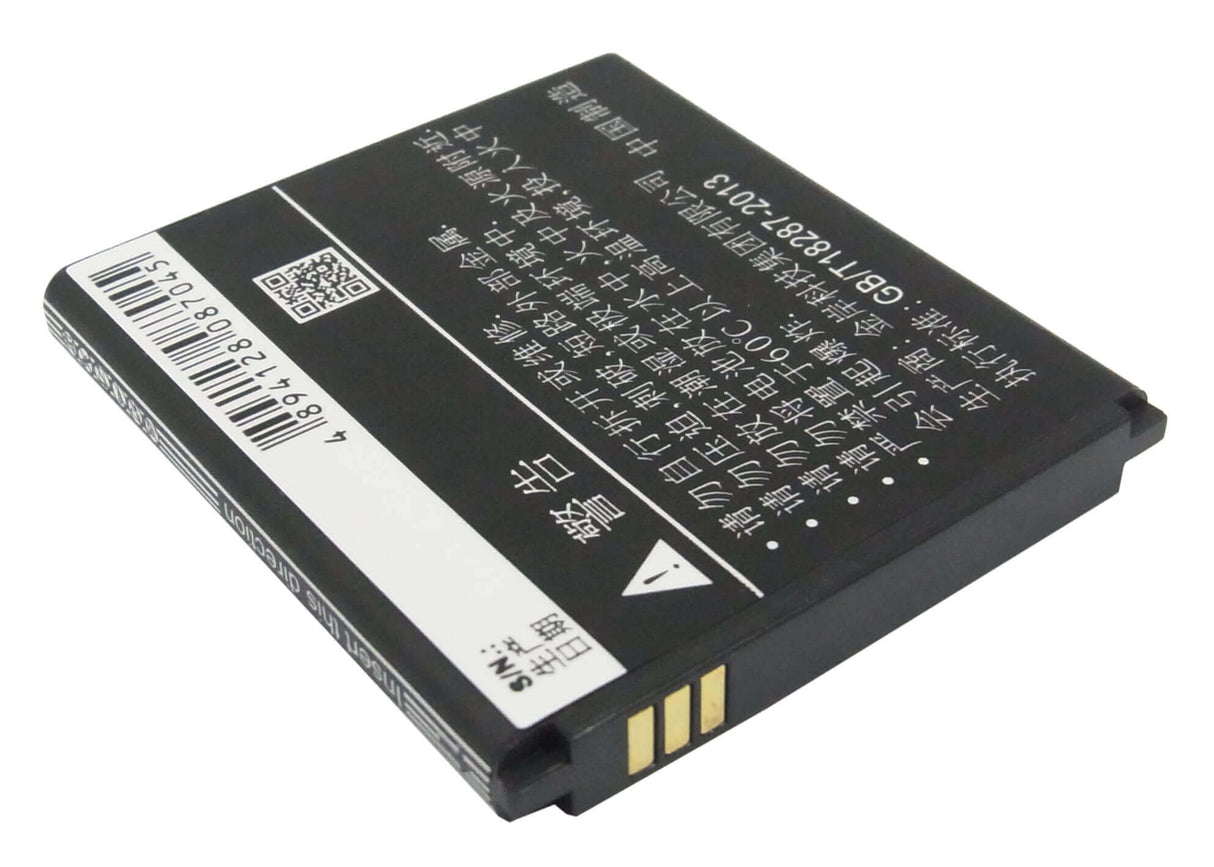 3.7V, Li-ion, 1750mAh, SmartPhone battery fits Gionee, Bl-g205, Gn170, 6.48Wh Mobile, SmartPhone Cameron Sino Technology Limited (Suspended)