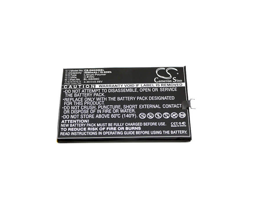 3.8V, Li-Polymer, 5000mAh, SmartPhone battery fits Gionee, Bl-n5000c, Gn5002, M5 Enjoy, 19Wh Mobile, SmartPhone Cameron Sino Technology Limited (Smartphone)