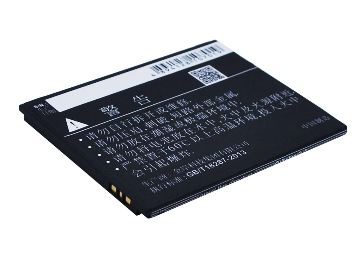 3.7V, Li-ion, 1650mAh, SmartPhone battery fits Gionee, Bl-c008, Gn705t, Gn705w, 6.11Wh Mobile, SmartPhone Cameron Sino Technology Limited (Suspended)
