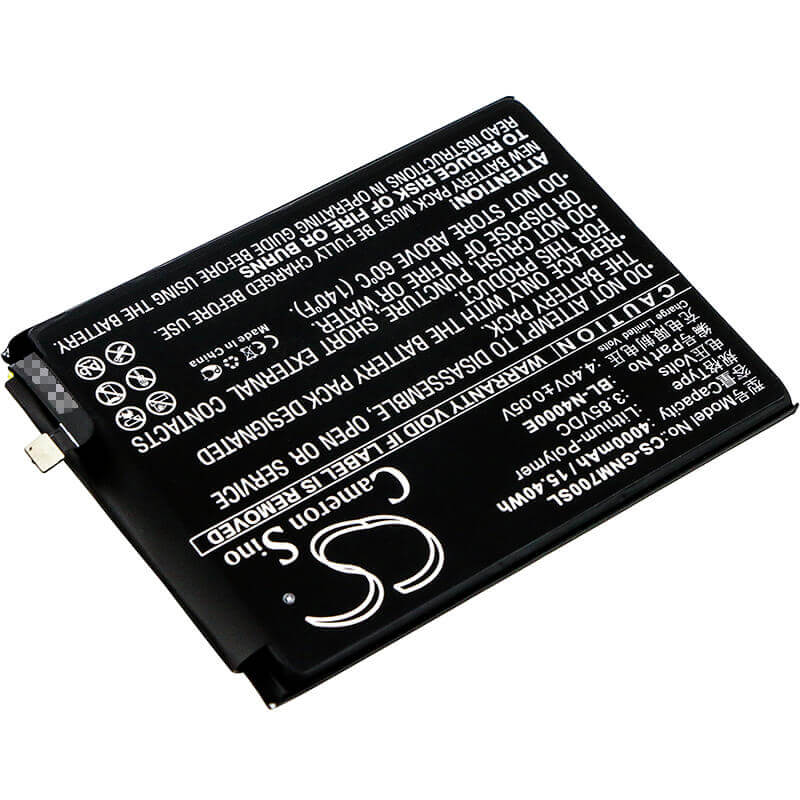 3.85V, Li-Polymer, 4000mAh, SmartPhone battery fits Gionee, Bl-n4000e, M7, M7l, 15.4Wh Mobile, SmartPhone Cameron Sino Technology Limited (Smartphone)