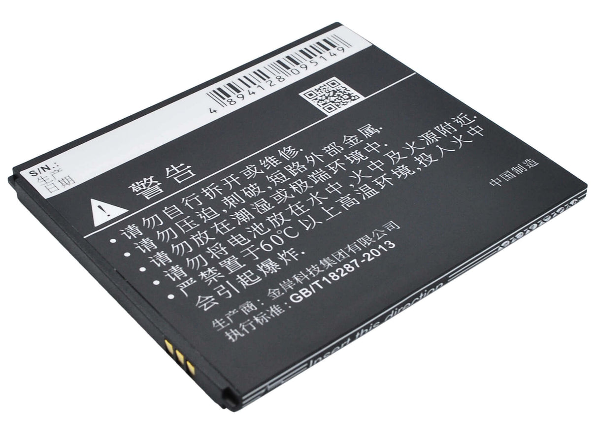 3.7V, Li-ion, 2000mAh, SmartPhone battery fits Gionee, Bl-g022, X805, 7.4Wh Mobile, SmartPhone Cameron Sino Technology Limited (Smartphone)