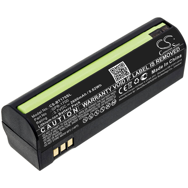 Batterie de téléphone satellite pour Globalsat, Gsp-1700, 3.7v, 2600mah - 9.62wh Téléphone satellite Cameron Sino Technology Limited
