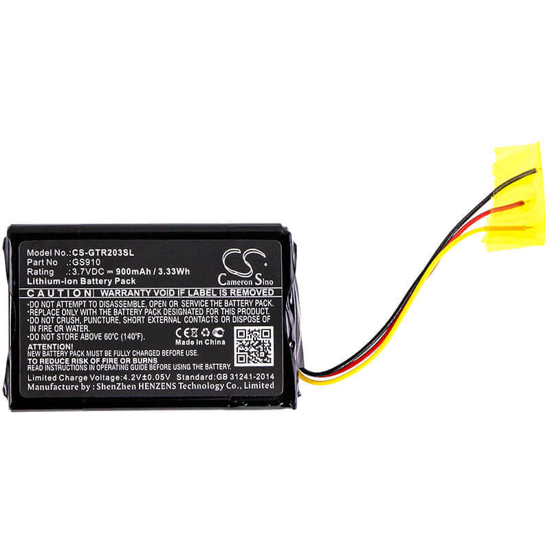 3,7V, Li-ion, 900mAh, batterie GPS compatible avec Globalstar, Gs910, Tr-203, 3,33Wh GPS, Navigator Cameron Sino Technology Limited
