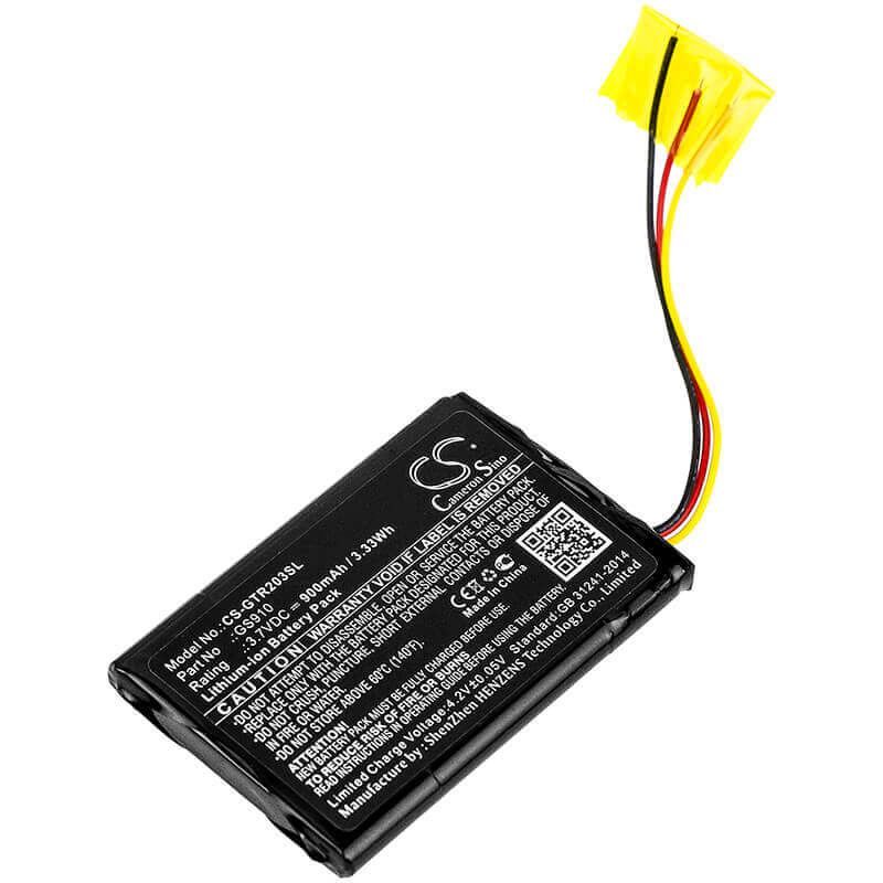 3,7V, Li-ion, 900mAh, batterie GPS compatible avec Globalstar, Gs910, Tr-203, 3,33Wh GPS, Navigator Cameron Sino Technology Limited