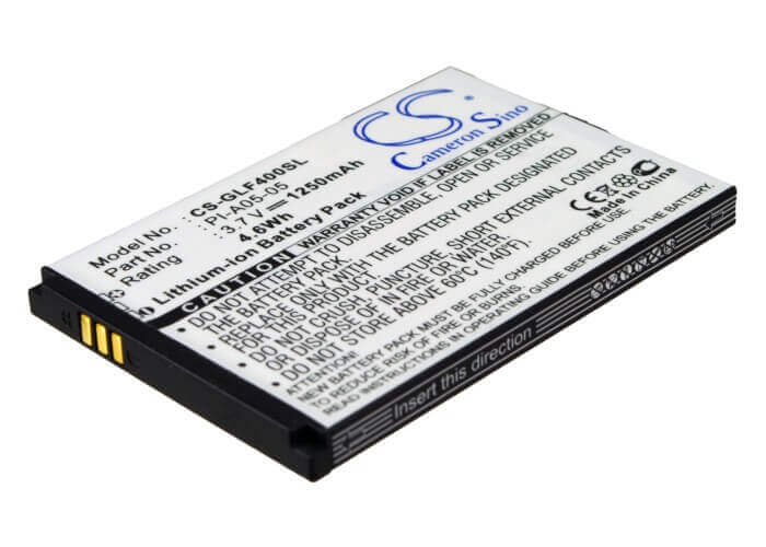 3,7V, Li-ion, 1250mAh, batterie GPS compatible avec Golf Buddy, Li-a02-04, Buddy World, Dsc-gb400, 4,63Wh GPS, Navigator Cameron Sino Technology Limited