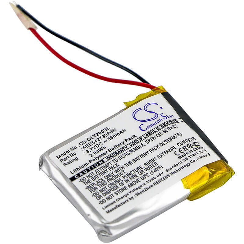3.7V, Li-Polymer, 550mAh, batterie GPS compatible avec Golf Buddy, Aee542730p6h, Ct2, Dsc-ct2-100, 2.04Wh GPS, Navigator Cameron Sino Technology Limited