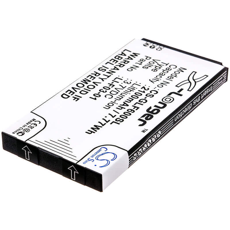 3,7V, Li-ion, 2100mAh, batterie GPS compatible avec Golf Buddy, Li-f03-01, Dsc-gb600, Gb3-pt4, 7,77Wh GPS, Navigator Cameron Sino Technology Limited