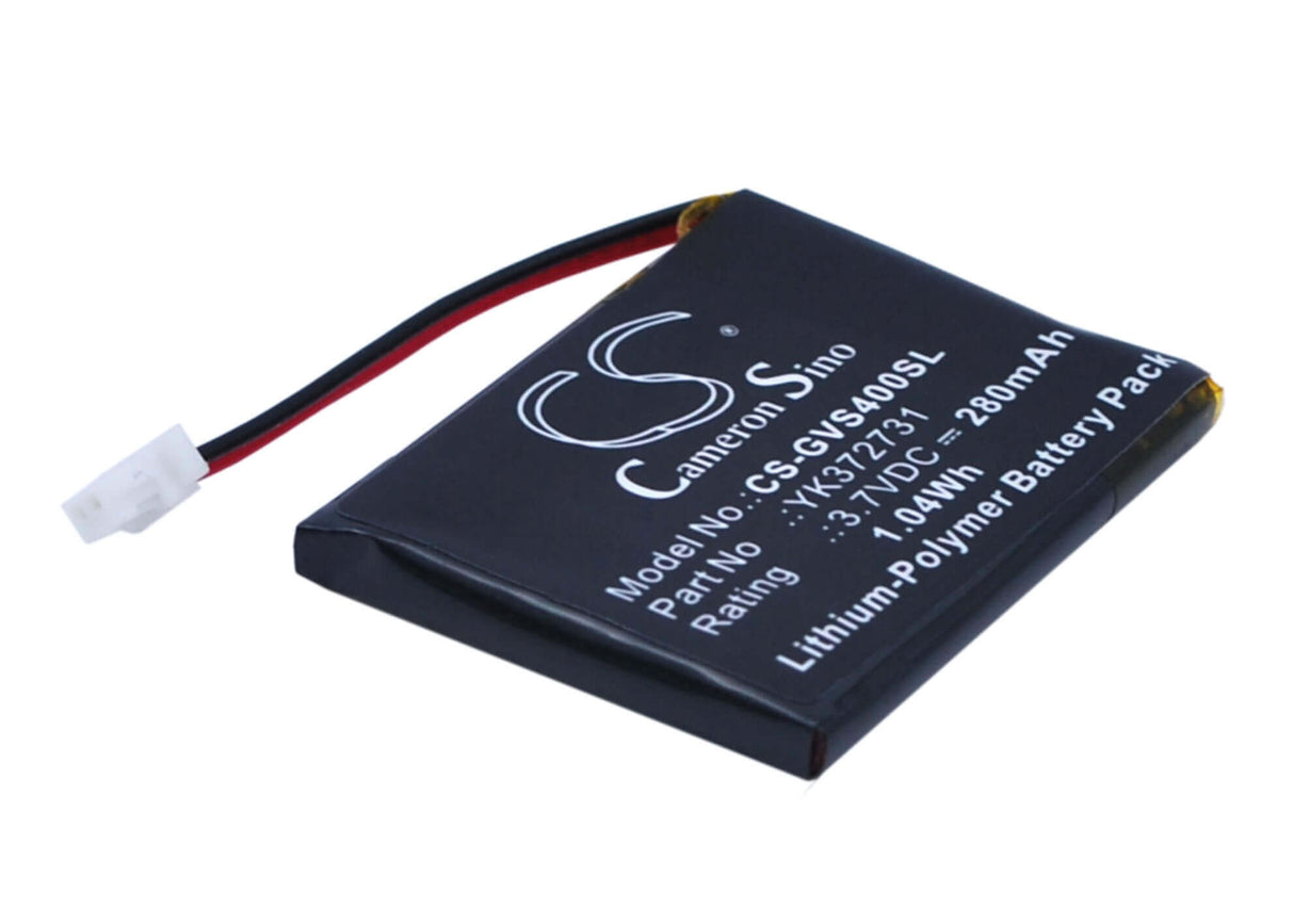 3.7V, Li-Polymer, 280mAh, GPS battery fits Golf Buddy, Pl482730, Dsc-gb750, Dsc-gb900, 1.04Wh GPS, Navigator Cameron Sino Technology Limited