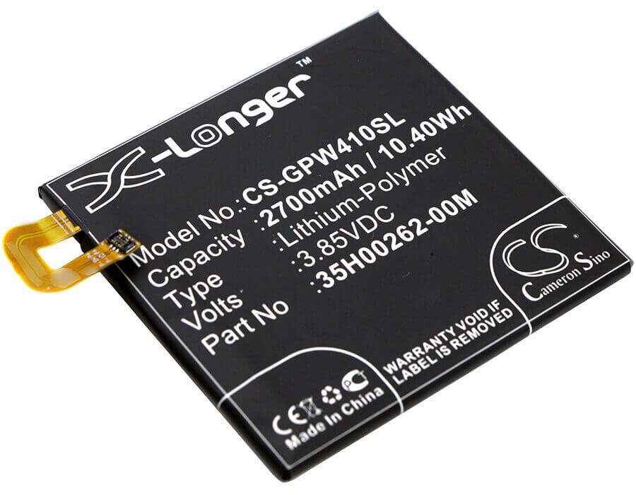 3.85V, Li-Polymer, 2700mAh, SmartPhone battery fits Google, 35h00262-00m, B2pw4100, Nexus S1, 10.4Wh Mobile, SmartPhone Cameron Sino Technology Limited (Smartphone)