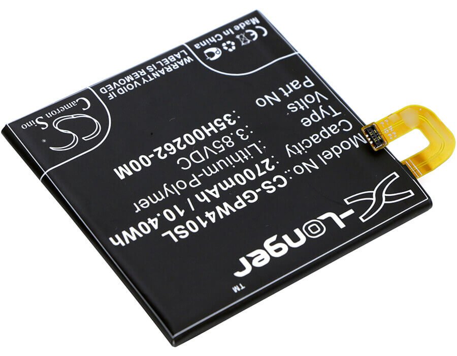 3.85V, Li-Polymer, 2700mAh, SmartPhone battery fits Google, 35h00262-00m, B2pw4100, Nexus S1, 10.4Wh Mobile, SmartPhone Cameron Sino Technology Limited (Smartphone)