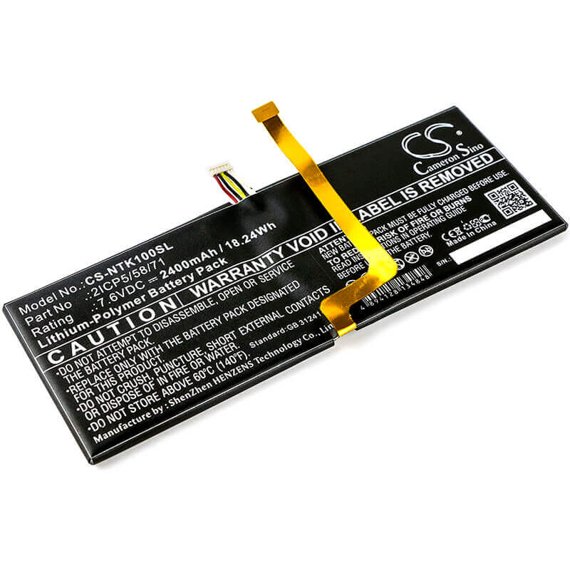 Battery For Google, Dvt3-2, Project Tango 7.6v, 2400mah - 18.24wh Tablet Cameron Sino Technology Limited (Suspended)