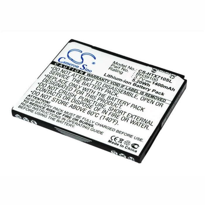 3,7V, Li-ion, 1400mAh, batterie de smartphone compatible avec At&t, Telstra, Htc, Google, T-mobile, 35h00167-00m, Vivid 4g, 5.18Wh Mobile, Smartphone Cameron Sino Technology Limited (Smartphone)