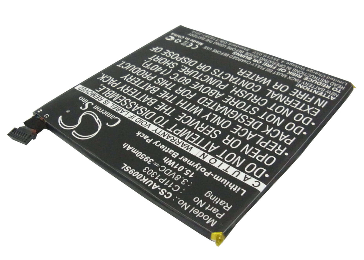 3.8V, Li-Polymer, 3950mAh, Tablet battery fits Asus, Google, C11p1303, K009, Me571k, 15.01Wh Tablet Cameron Sino Technology Limited
