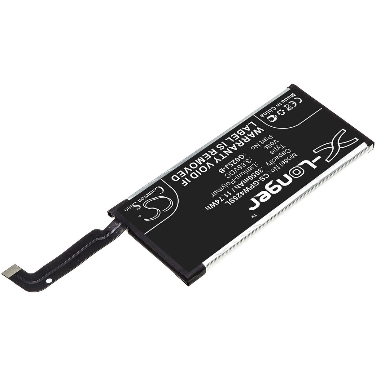 Smartphone battery For Google, Pixel, 4a 3.85v, 3050mah - 11.74wh Mobile, SmartPhone Cameron Sino Technology Limited (Smartphone)