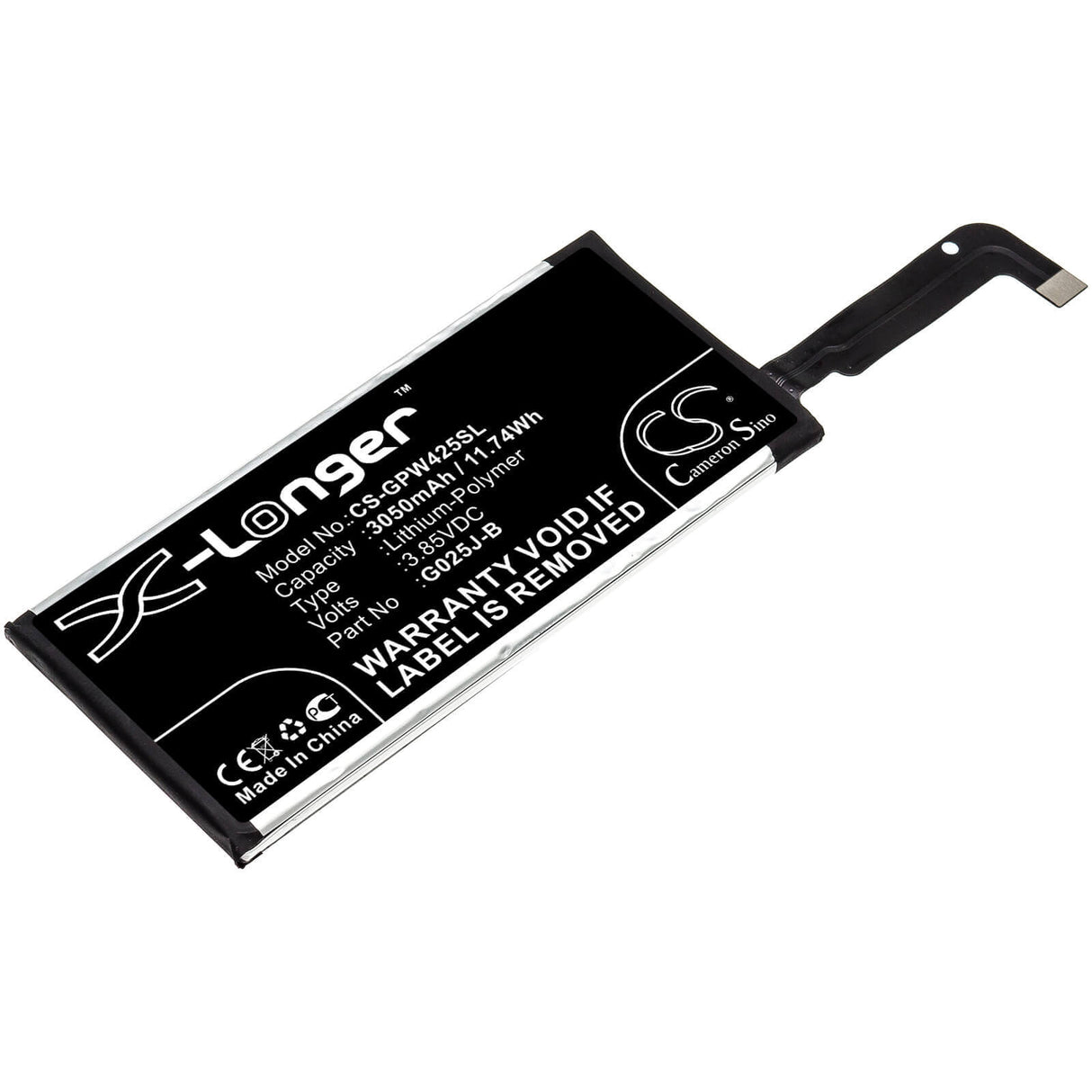 Smartphone battery For Google, Pixel, 4a 3.85v, 3050mah - 11.74wh Mobile, SmartPhone Cameron Sino Technology Limited (Smartphone)