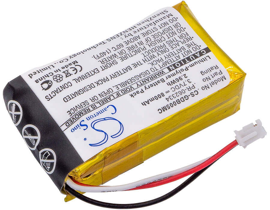 3.7V, Li-Polymer, 800mAh, Camera battery fits Gopro, Pr-062334, Chdha-301, Hero +, 2.96Wh Camera Cameron Sino Technology Limited (Camera)
