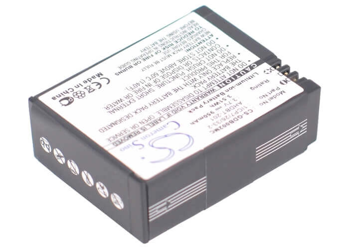 Camera Battery For Gopro Chdhn-301, Hd Hero3 Black 3.7v, 950mah - 3.52wh Camera Cameron Sino Technology Limited (Camera)