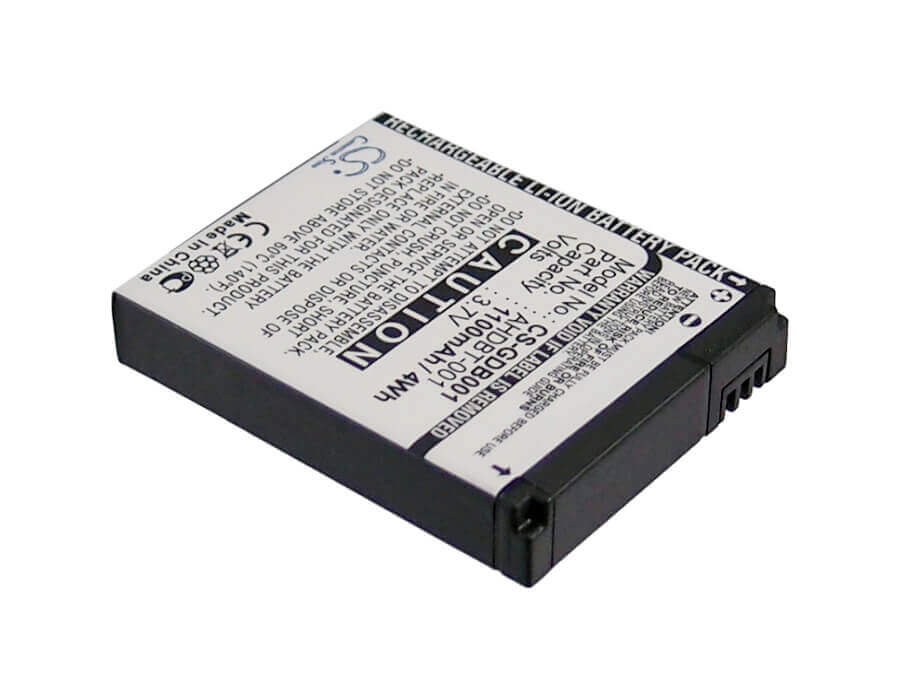 3.7V, Li-ion, 1100mAh, Camera battery fits Gopro, Abpak-001, Hd Helmet Hero, Hd Hero, 4.07Wh Camera Cameron Sino Technology Limited (Camera)