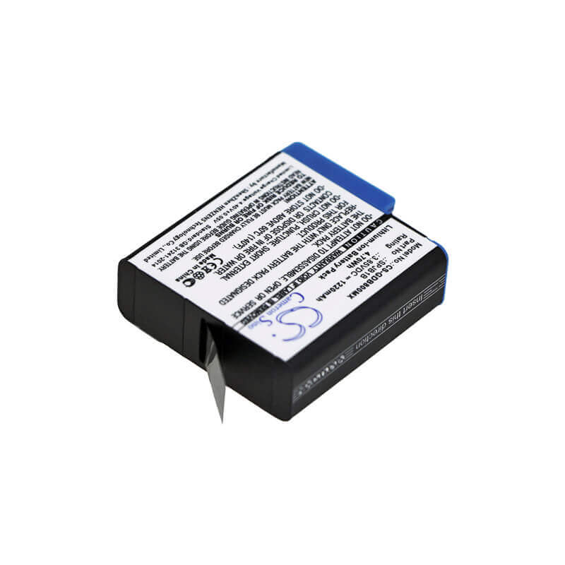 3.85V, Li-ion, 1220mAh, Camera battery fits Gopro, 601-10197-00, 601-10197-00, Aabat-001, 4.697Wh Camera Cameron Sino Technology Limited (Camera)