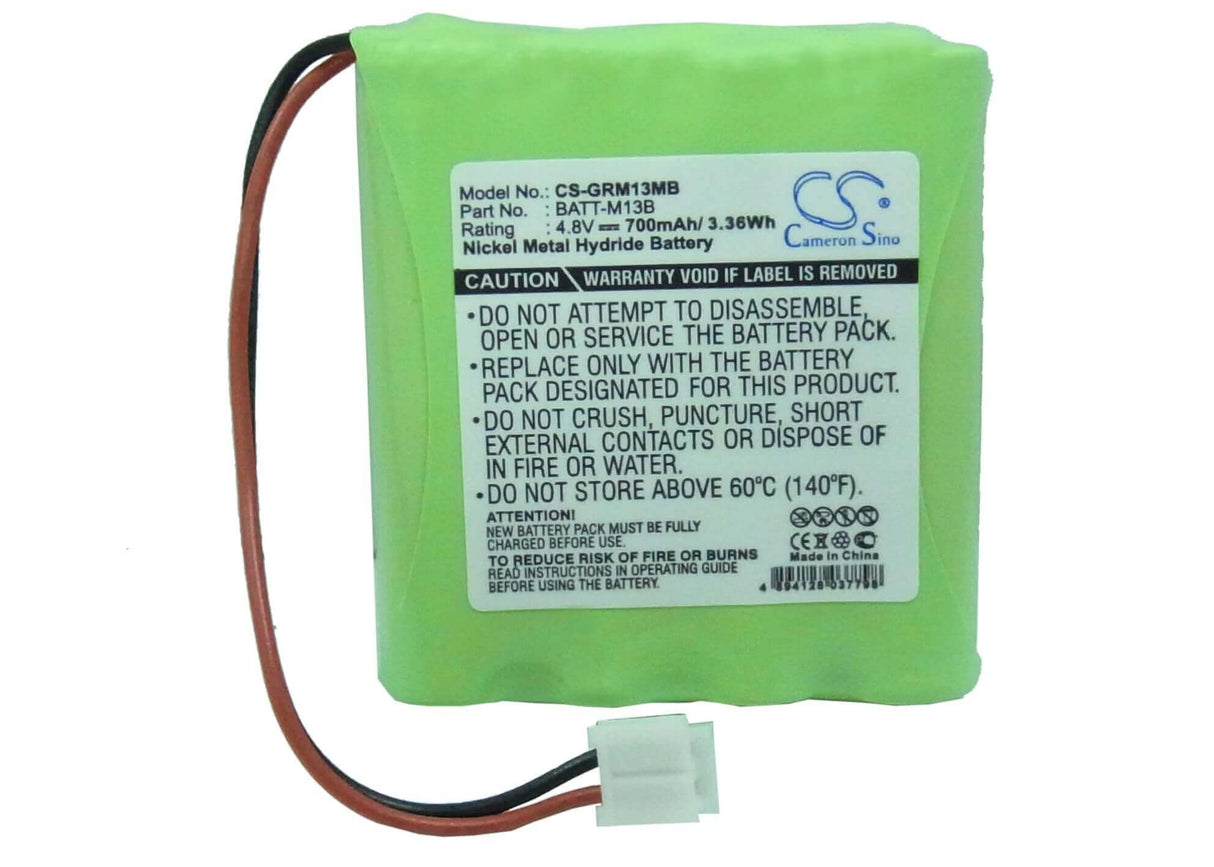Batterie Babyphone Pour Graco, M, M13b8720-000 4.8v, 700mah - 3.36wh BabyPhone Cameron Sino Technology Limited